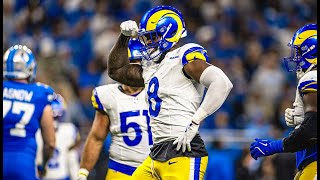 Rams' Top 5 Defensive Plays At 2024 Bye | Jared Verse's 1st Sack, Byron Young's Strip-Sack & More