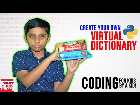 Don't buy a Dictionary! Build your own in 5 Minutes | Coding for Kids | Python For Beginners