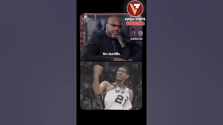Shaq on TIM DUNCAN 👀 #nba #basketball #sports