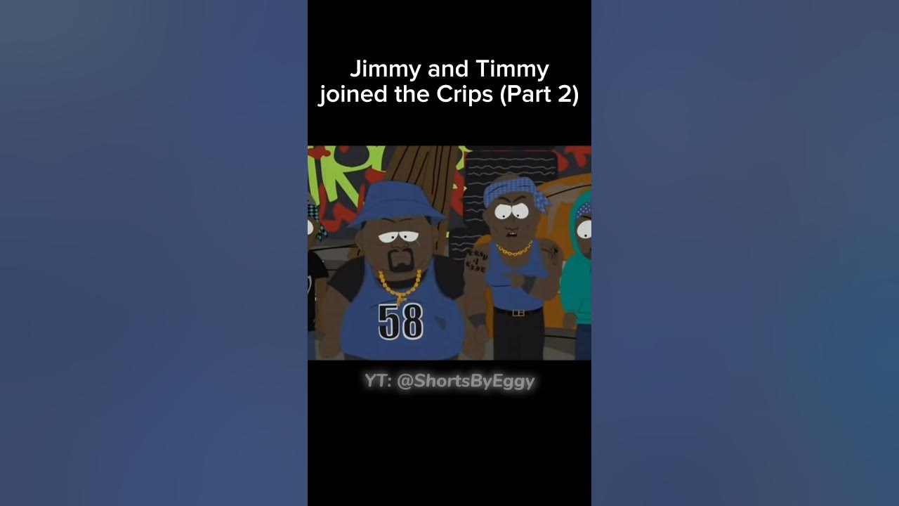 Jimmy and Timmy joined the Crips 🔵 (Part 2) shorts southpark YouTube