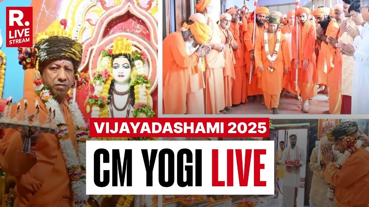 LIVE: CM Yogi Adityanath Performs Vijayadashmi Puja At Gorakhnath Temple | Gorakhpur