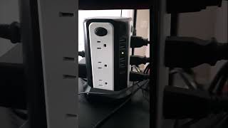 PASSUS Surge Protector Power Strip Tower #productreview #unboxing #surgeprotector #passus #shorts