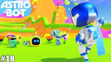 ASTRO BOT Gameplay Walkthrough (PS5) Part 18 - LocoRoco Special Level & Trico