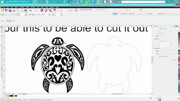Corel Draw Tips & Tricks Contour to be able to cut this out