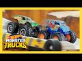 Monster Trucks vs. Cars | Epic Downhill Race! | Monster Trucks | @Hot Wheels