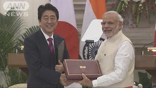 日・インド　原子力協定締結へ　親密さアピールも(15/12/13)