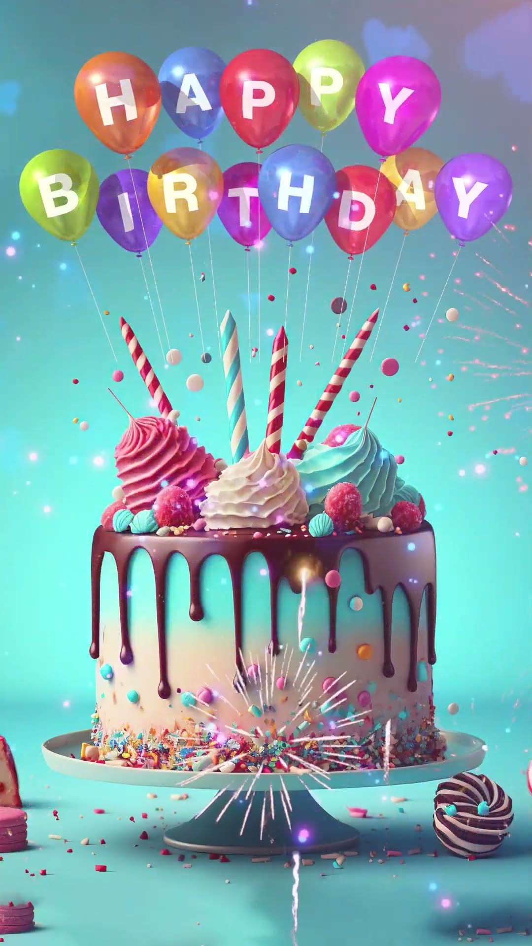Animated Happy Birthday Cake with Name Gita and Burning Candles  Download  on Funimadacom