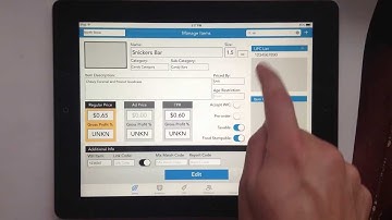 Global Storm POS: How to Manage an Item