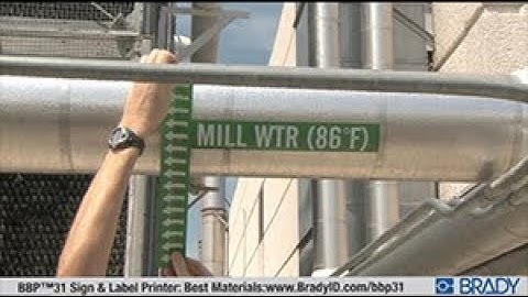 BradyPrinter S3100 | Using Durable Materials