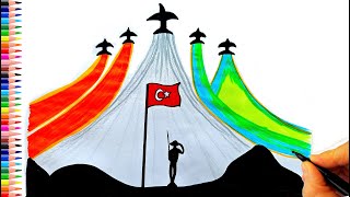 29 Eki̇m Huri̇yet Bayrami Resmi̇ Çi̇zi̇mi̇ Huri̇yet Bayrami Resmi̇ Çi̇zi̇mi̇ - 29 Eki̇m Resi̇m Çi̇zi̇mi̇