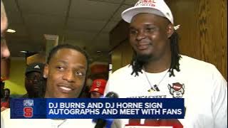 NC State fans flock to see DJ Burns Jr. and DJ Horne