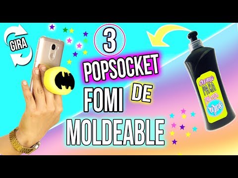 POPSOCKET CASERO fácil de FOMI Moldeable con (PLANTILLA GRATIS )