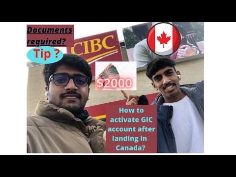 How to Activate GIC Account in Canada, 2021|| CIBC Bank || International Students in Canada ||