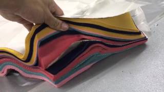 Chiffon Fabric 125 layers cutting samples--cloth auto cutter