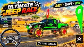 Ultimate Jeep Race 🚙🔥 Extreme Offroad Jeep Racing Gameplay | Desert Race Challenge screenshot 3