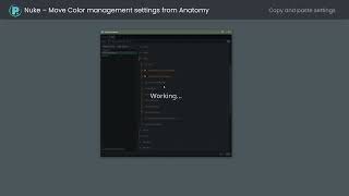Move Color management settings from Anatomy in NUKE - OpenPype / AYON