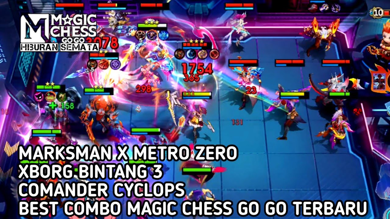 XBORG BINTANG 3 | MARKSMAN X METROZERO | CYCLOPS | BEST COMBO MAGIC CHESS GO GO TERBARU