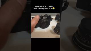 Cup Half FULL?! How To SPIN The Crop Factor 😭 #olympuspenf #micro43 #olympus #thypoch #lens #camera