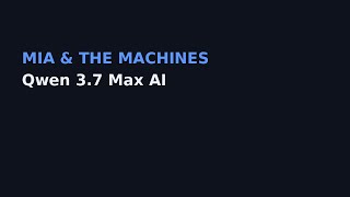 Qwen 3.7 Max AI