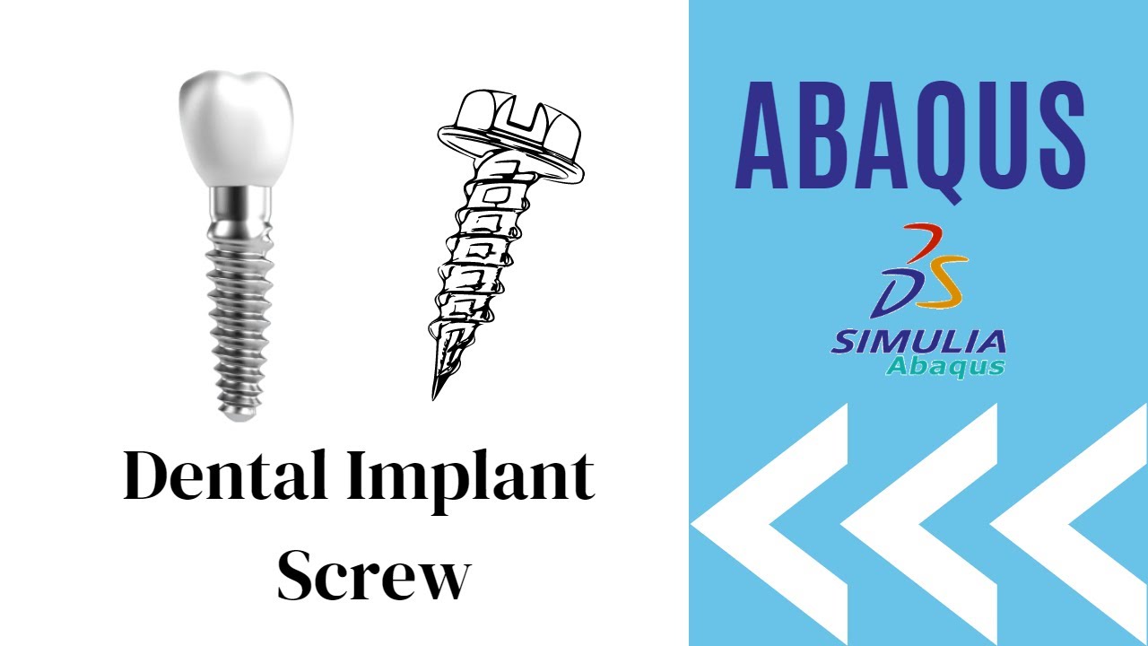 ABAQUS Dental implants / Screw ایمپلنت دندانی / پیچ در آباکوس YouTube