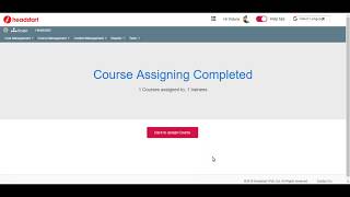 Assign a course