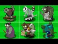 100 all gargantuar vs gatling pea plants  plants vs zombies mod