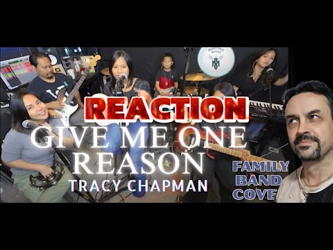 GIVE ME ONE REASON by Tracy Chapman  Missioned Souls  Family band studio cover REACTION