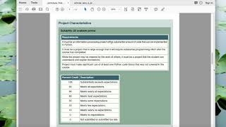 Tutorial:  How to Read a Grading Rubric for a Final Assignment