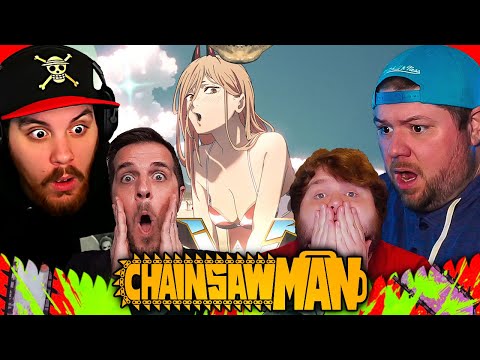 Chainsaw Man EP 12 Part 1 #chainsawman #animereaction #powerchainsawma