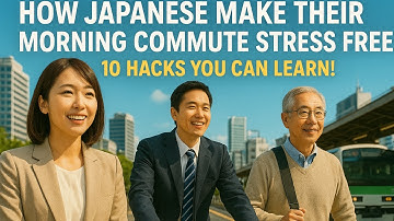 How Japanese Make Their Morning Commute Stress Free : 10 Hacks You Can Learn!