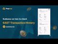 Guide on How to View Real Estate Token Transaction History