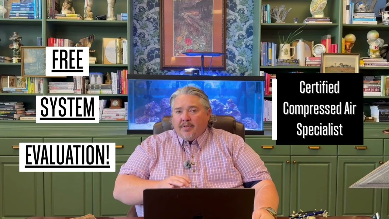 Free Air System Evaluation — find leaks, pressure drops, and wasted energy.