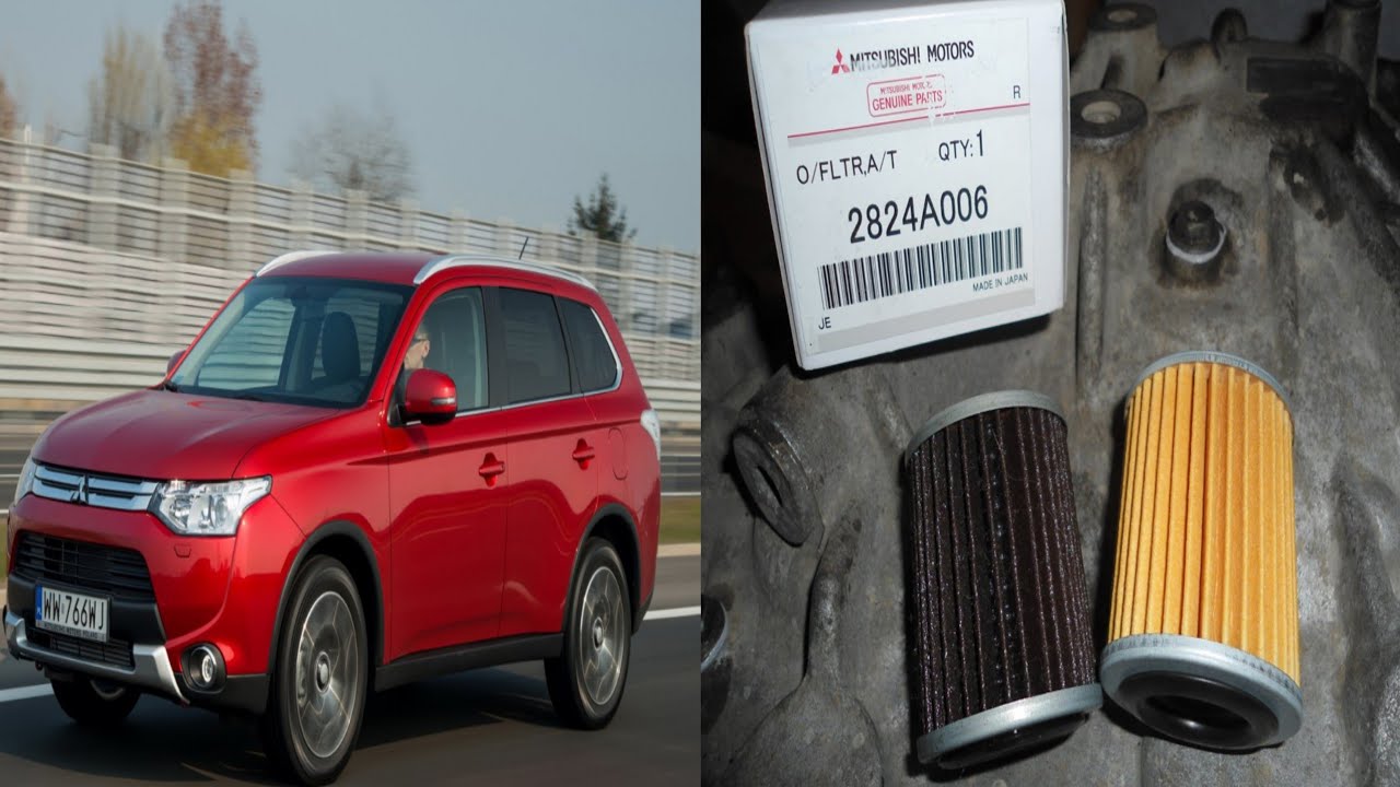 как заменить фильтр тонкой очистки на вариаторе из-под крыла,аутлендер ...