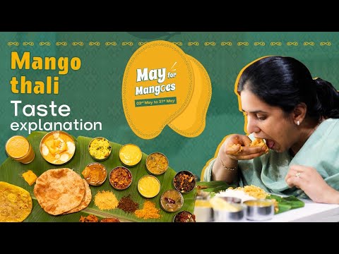 Bisi Bisi May for Mango Festival thali