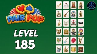 Pair Pop level 185 Solution Walkthrough | Pair Pop: Solitaire Match