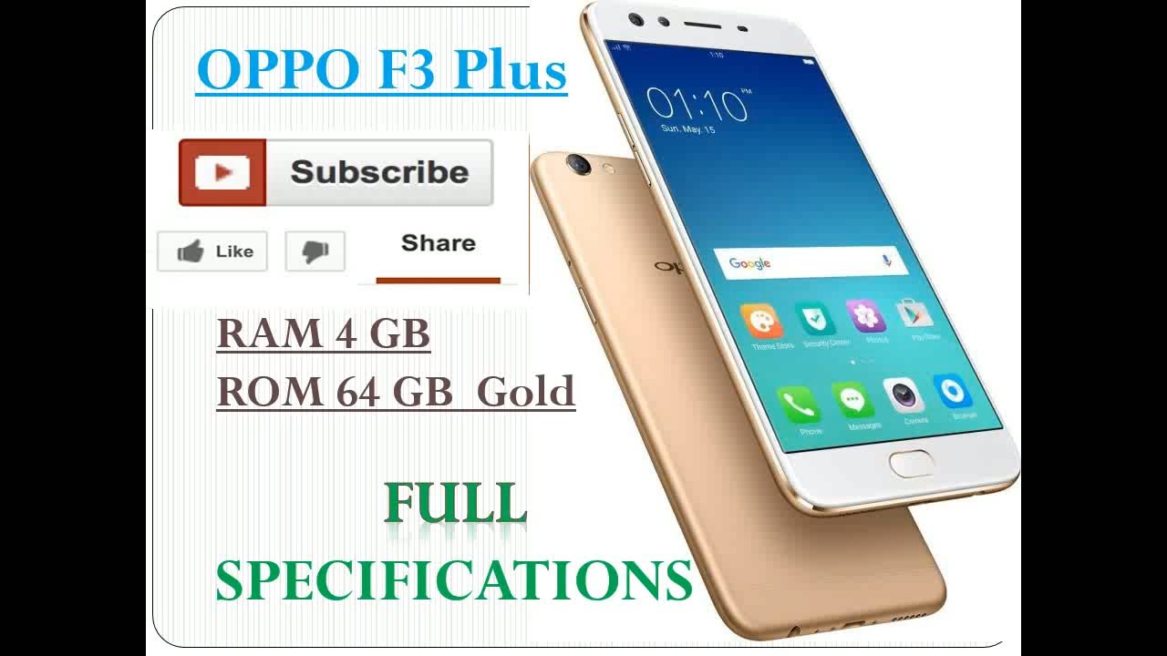 OPPO F3 PLUS FULL SPECIFICATION, price ,smart phone details