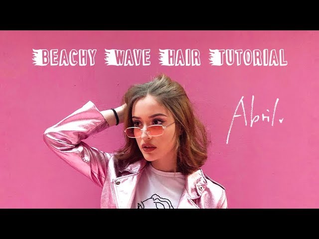 HOW TO: BEACHY WAVES WITH FLAT IRON!