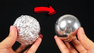 Perfectly Polished Aluminum Foil Ball - Step by Step