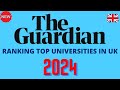 The guardian rankings 2024  list of all universities in the uk