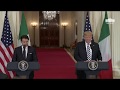 President Trump Hosts a Joint Press Conference with the Prime Minister of the Italian Republic