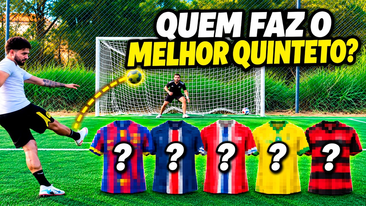 QUEM FEZ O MELHOR QUINTETO DE CAMISAS? SAIU A NOVA CAMISA DA...