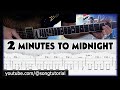 2 minutes to midnight  full tab  iron maiden cover  guitar lesson