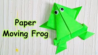 DIY Moving Frog with Paper || How To Make Moving Frog || Paper Moving Toys