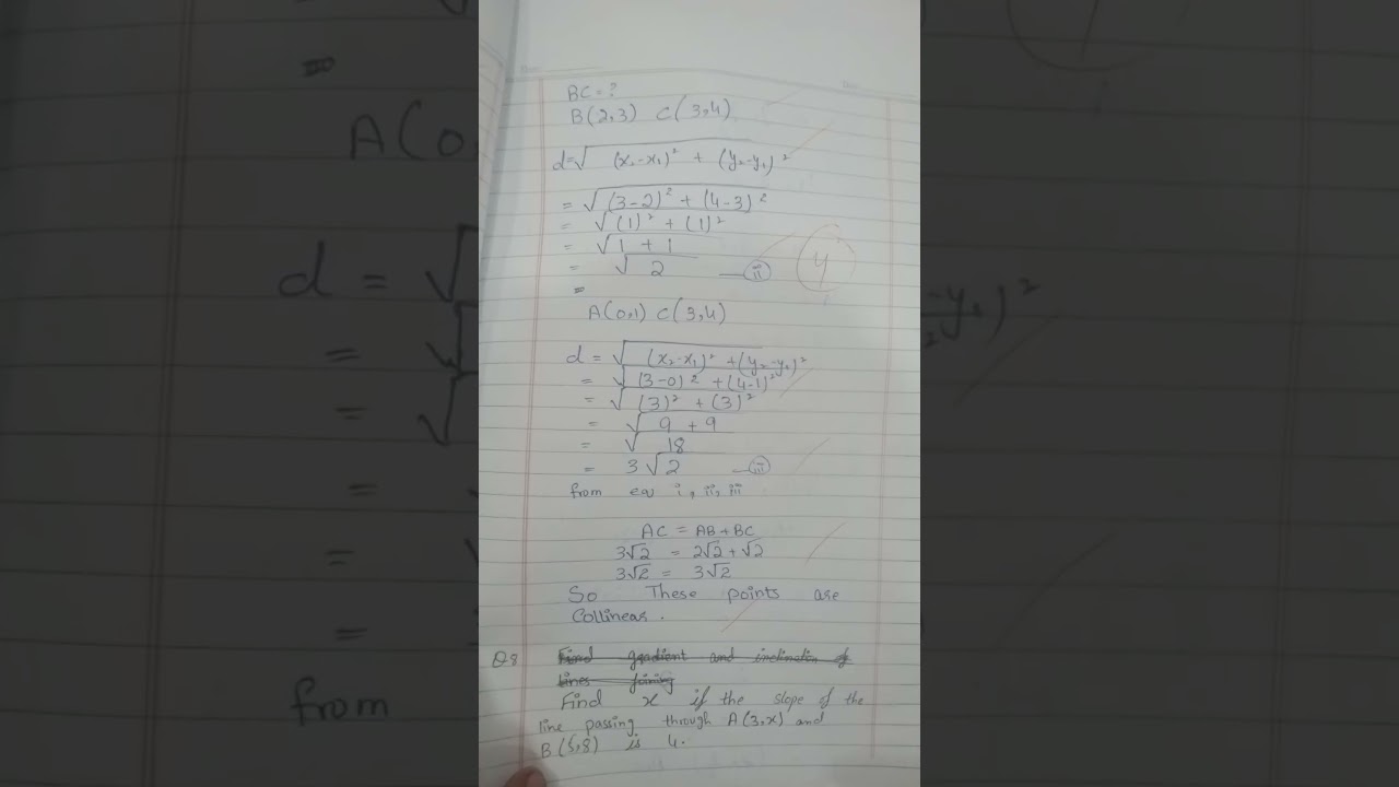 Important question with solution class 9 math federal board paper 