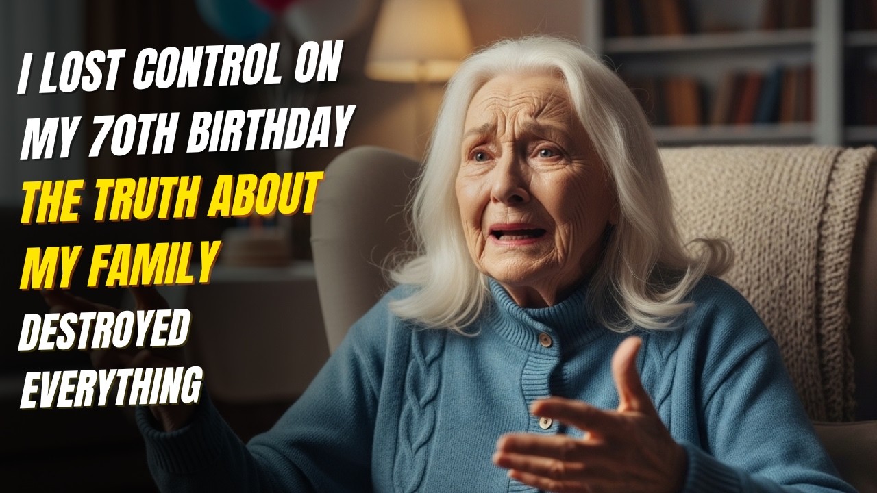I Lost Control on My 70th Birthday… The Truth About My Family Destroyed Everything