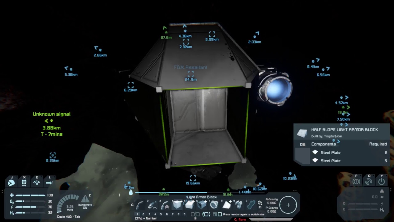 Space Engineers Return to Group Survival, ep 2 Building a base - YouTube
