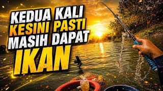 KEDUA KALINYA KESINI SEMOGA ADA IKAN YANG MAU DIBAWA PULANG || mancing ikan nila di waduk pondok