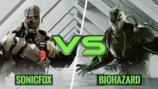 SONICFOX PLAYS BUFFED CYBORG! SonicFox (Cyborg) vs Biohazard (Bane)