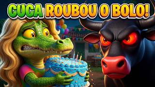 Cuca Stole the Black-Faced Ox's Cake! 🎂🐊 | Kids Music | Gabi and Morango