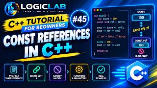 C++ Tutorial for Beginners #45 — Const References in C++ | Learn C++